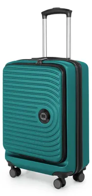Immagine prodotto di HAUPTSTADTKOFFER Mitte - Valigia da cabina conforme alle norme sul bagaglio a mano 55x40x20 cm, scomparto per laptop, trolley da viaggio business, valigia per laptop espandibile, TSA, turchese