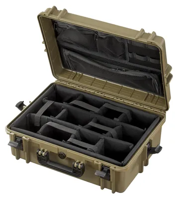 Obrázok produktu pre Max Cases - MAX505CAMORG s mäkkými priehradkami a organizérovou taškou - zelená - I