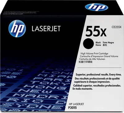 Immagine prodotto di HP 55X - Alta resa - Nero - originale - LaserJet - Cartuccia toner (CE255X)