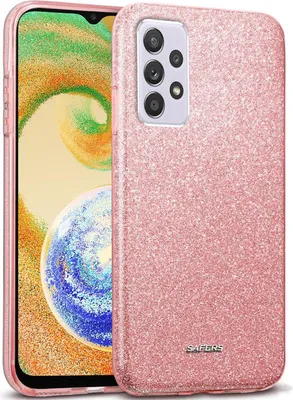Produktbild von Puzdro na mobilný telefón pre Samsung Galaxy A23 5G obal trblietavý kryt TPU ochranný kryt, ružové zlato