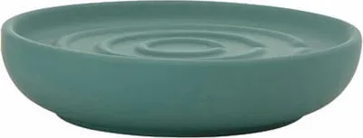 Produktbild von Zone Denmark Seifenschale Nova, Seifenablage, Seifenhalter, Porzellan, Petrol Green, Ø 11 cm, 330158