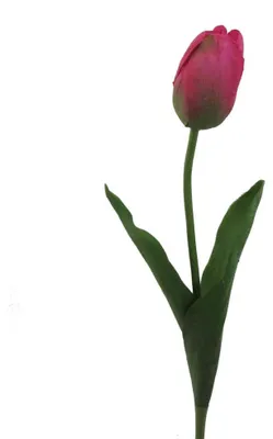 Produktbild von Kunstblume, Seidenblume TULPEN/Tulpe 1 Stück 45cm PINK
