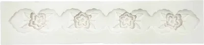 Image de PENTART SILICONFORM Moule Mouler, 4 Roses Guirlande droite