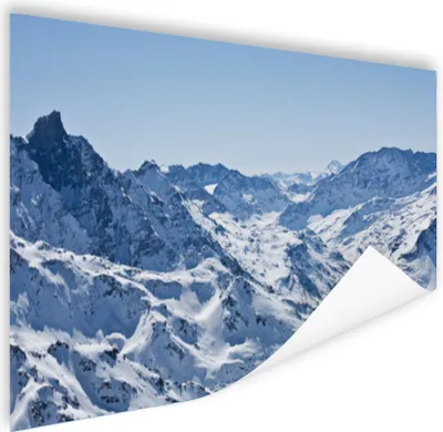 Produktbild von MuchoWow® Poster Alpen - Berg - Schnee 60x40 cm - Schlafzimmerdekoration
