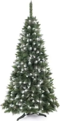 Imagen del producto de Árbol de Navidad artificial, color verde plateado, con forma de pino, de 180 m