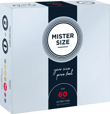 Produktbild von 36er Mister Size Kondome 60mm - Gefühlsecht & Extra Feucht