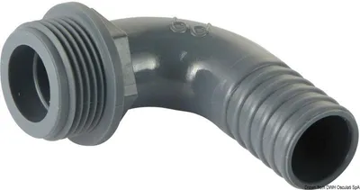 Image de Raccord de tuyau PP 90° 1" x 25 mm , 1 pièce