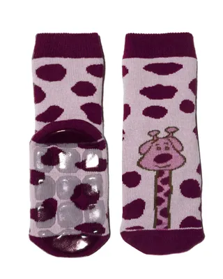 Produktbild von Kinder ABS-Socken aus Baumwolle Ferne Reise Weinrot Größe 19-22