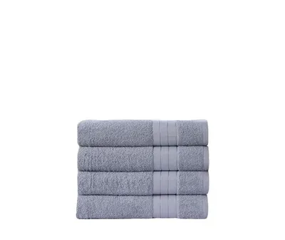 Obrázek produktu pro Muller Textiles 1000.09.93, Stříbrná, Bavlna, 4 kusů, 500 g/m², 50 x 100 cm