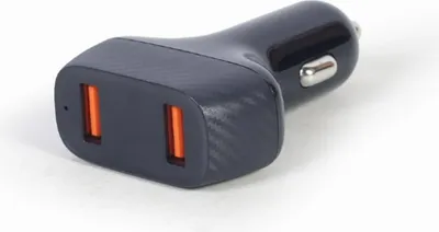 Obrázek produktu pro gembird USB-Autoschnellladegerät 2-Port QC3.0 / 36W schwarz