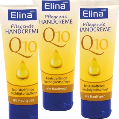 Produktbild von 3 St. ELINA MED Pflegende Handcreme Q10 hautstraffend