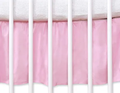 Immagine prodotto di Volant per la polvere - Masking Fluce - 100% cotone - Adatto alla culla 140x70cm - rosa