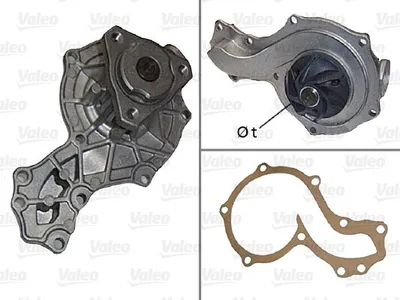 Produktbild von VALEO Kühlmittelpumpe Wasserpumpe für AUDI A6 Avant (4F5, C6) 506066
