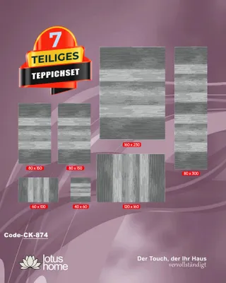Produktbild von 7-teiliges Teppich-Set CK-874.