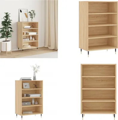 Produktbild von vidaXL Highboard Sonoma Eiche 57x35x90 cm Holzwerkstoff - Highboard - Highboards - Sideboard - Kabinett