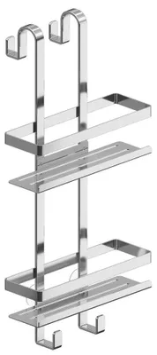 Obrázok produktu pre MYLINE, polička do sprchy, 240x490x220 mm, leštená nehrdzavejúca oceľ