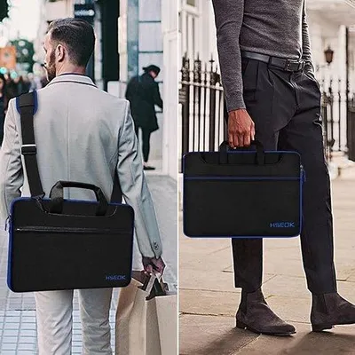 Productafbeelding van Laptop tas met grote capaciteit - uitbreidbare aktentas voor dames en heren