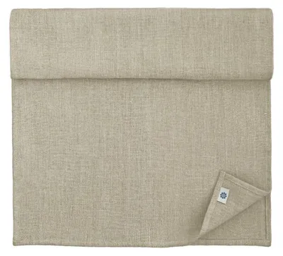 Produktbild von Leinen Tischläufer Rustico Vintage Landhaus Beige Natur 44 x 270 cm