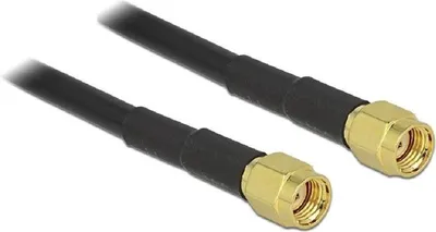 Immagine prodotto di Cavo antenna Delock RP-SMA maschio > RP-SMA maschio LMR195 5 m (88657)