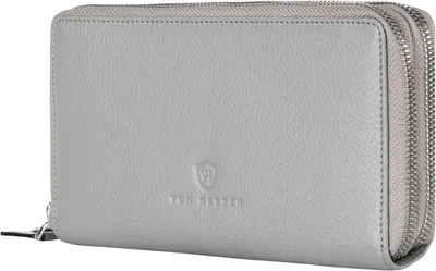 Produktbild von Leder Geldbörse mit RFID-Schutz - Portemonnaie für Damen & Herren aus echtem Leder - Wallet mit Münzfach - Geldbeutel für Frauen und Männer