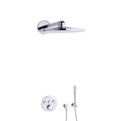 Produktbild von GROHE 34709000 UP-Duschsystem SmartControl Mischer 34709 rund mit 3 ASV chrom