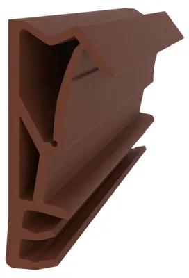 Produktbild von Flügelfalzdichtung für Holzfenster - Braun - 10 Meter - 18 mm Falzhöhe - 4-5 mm Nutbreite - Fensterdichtungen Holzfenster - Fenster Dichtung
