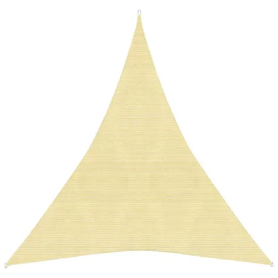Produktbild von Sonnensegel 160 g/m² Beige 5x6x6 m HDPE