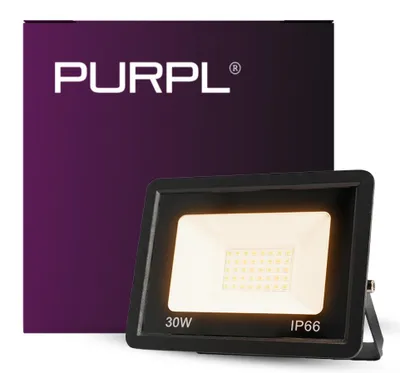 Imagen del producto de Faro LED de 30W | luz cálida de 2700K | 3100 lúmenes | IP66 | IK08 | incluye soporte de montaje | color