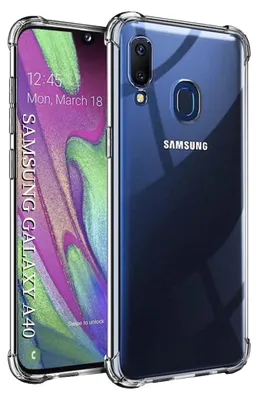 Zdjęcie produktu dla Techsuit Shockproof Silicone etui na Samsung Galaxy A40 - przezroczyste