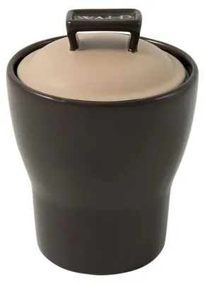 Blechdose aus Kergrès, schwarz, 75 ml, spülmaschinengeeignet
