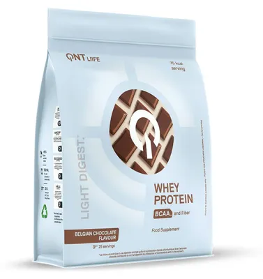 Immagine prodotto di QNT Light Digest Whey Protein - 500 g - Cioccolato belga Beutel
