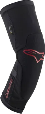 Image de Alpinestars Paragon Plus genouillères, noir/rouge, XL