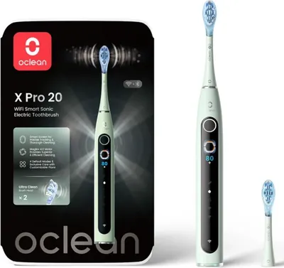 Image de OCLEAN Brosse à dents électrique X Pro 20 Vert