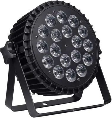 Image de Projecteur de scène LIGHT4ME ALU QUAD PAR 18x6W RGBW