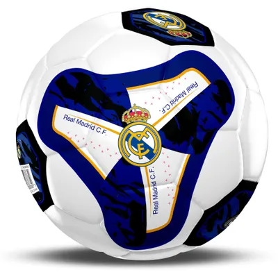 Productafbeelding van Voetbal - Maat 5 - Tracerontwerp - Officieel gelicenseerd - Wit en wit