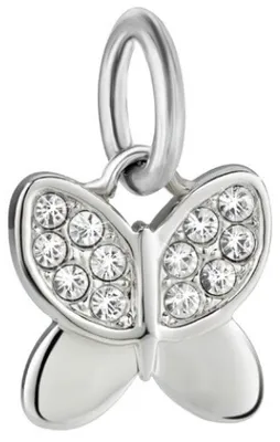 Produktbild von Edelstahl-Anhänger Drops Charms Schmetterling SCZ710