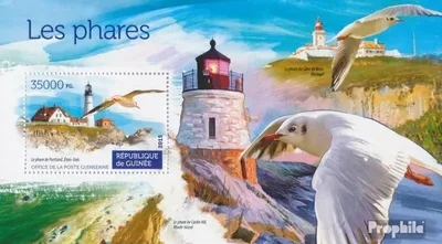 Produktbild von Briefmarken Guinea 2015 Mi Block 2534 (kompl. Ausgabe) postfrisch Leuchttürme