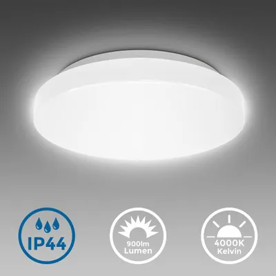 Produktbild von B.K.Licht BKL1295, LED, 900 lm, IP44, Weiß