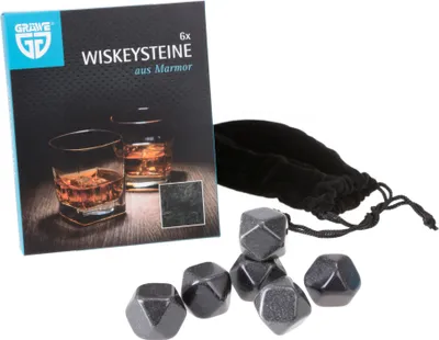 Produktbild von GRÄWE Whiskeysteine aus Marmor 6 Stück
