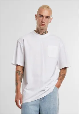 Obrázek produktu pro Pánské tričko Urban Classics Tall Pocket Tee white - S