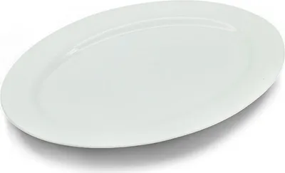 Immagine prodotto di Piatto basso ovale in porcellana 30 cm BELLA