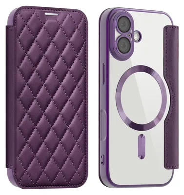 Immagine prodotto di Per Apple iPhone 17 360 gradi corpo completo Magsafe RFID Anti Data Theft Custodia in  viola