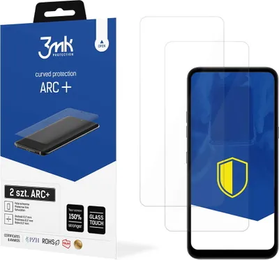 Produktbild von 3mk Display Schutzfolie ARC+ für LG V40 ThinQ  0,17mm Self-Heal (2 Stück)
