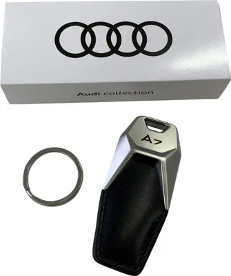 Produktbild von Original Audi A7 PREMIUM Schlüsselanhänger Schlüssel Logo mit Gravur A7 4G 4K