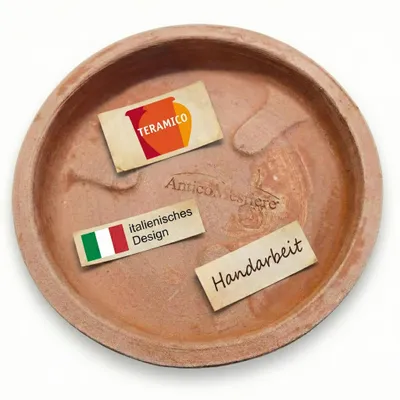 Produktbild von Terracotta Untersetzer frostfest – Ø 27 cm – Handarbeit