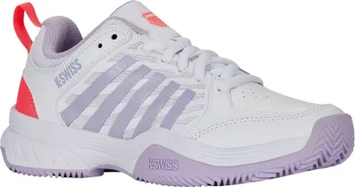 Produktbild von K-Swiss Tennis Court Express 2 Clay White/Orchid Petal/Neon Bl White/Orchid Petal/Neon Bl 38