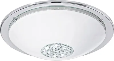 Produktbild von EGLO Giolina, LED, 3000 K, 1600 lm, IP20, Chrom, Transparent, Weiß