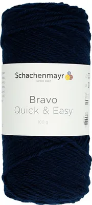 Produktbild von Schachenmayr Bravo Quick&Easy, 100g Marine Handstrickgarne