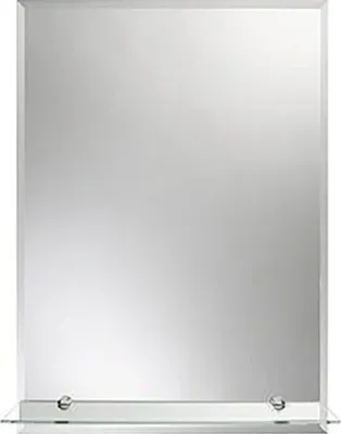 Obrázek produktu pro Zrcadlo do koupelny Milano 80 x 60 cm s poličkou