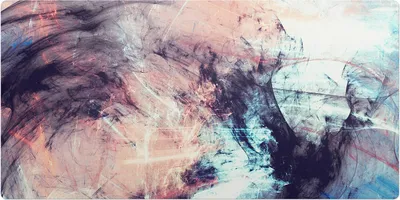 Produktbild von Abstraktes Pinselchaos– Schreibtischunterlage – Schreibtisch Tischunterlage – 120x60 cm – Unterlage Groß Schreibtischmatte